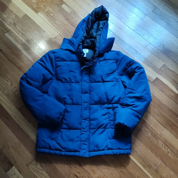 St John's Bay navy blue winter coat size medium - Picture 1 of 4